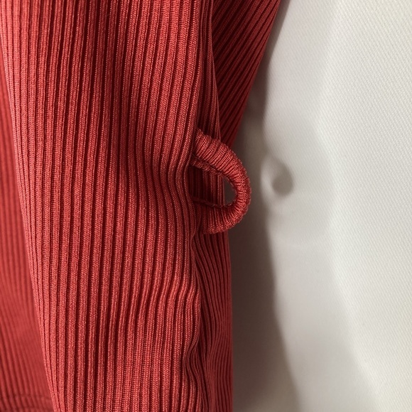 PrettyLittleThing Ribbed Tie Side Wrap Top Size 6 - Picture 7 of 9